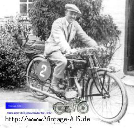1921 H. Davies nach dem Sieg