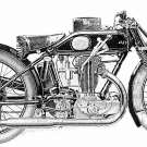 AJS Modell G10 Rennmodell 500cc OHV mit full TT panier Tank