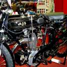 AJS Modell G6 350cc OHV auf der Stafford Motorcycle Show