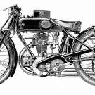AJS Modell GR 7 Rennmodell 350cc OHV mit full TT panier Tank