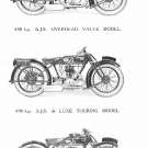 AJS Modelle H8 - H9 - H10 - aus dem AJS Katalog