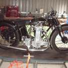 K7 eines australischen AJS-Freundes. Auch nicht schlecht. Aber 500er Motor im kleinen Rahmen