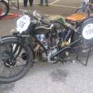 AJS Big Port 350cc OHV 1924 - mit Mousetrap Vergaser bei einer Oldtimer Rennveranstaltung