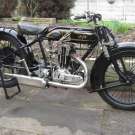 AJS Modell H8 von 1927 mit 500cc OHV Motor eines englischen Sammlers