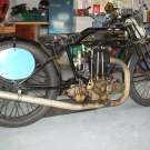 AJS Modell K6 von 1928 mit OHV Motor und 350cc im Renntrim