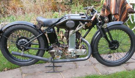 AJS 350cc 4-speed works racer 1927