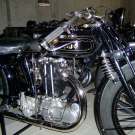 AJS Modell K8 - OHV - 500cc von 1928 meines Freundes Walter