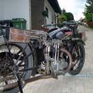Modell M8 1929 mit originale Werkzeugtaschen incl. AJS Bordwerkzeug