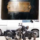 Modell TB8 1932 500cc OHV Single-Port eines deutschen Sammlers, ausgeliefert von der AJS Vertretung für Oberbaden Hermann Scherer - St. Georgen
